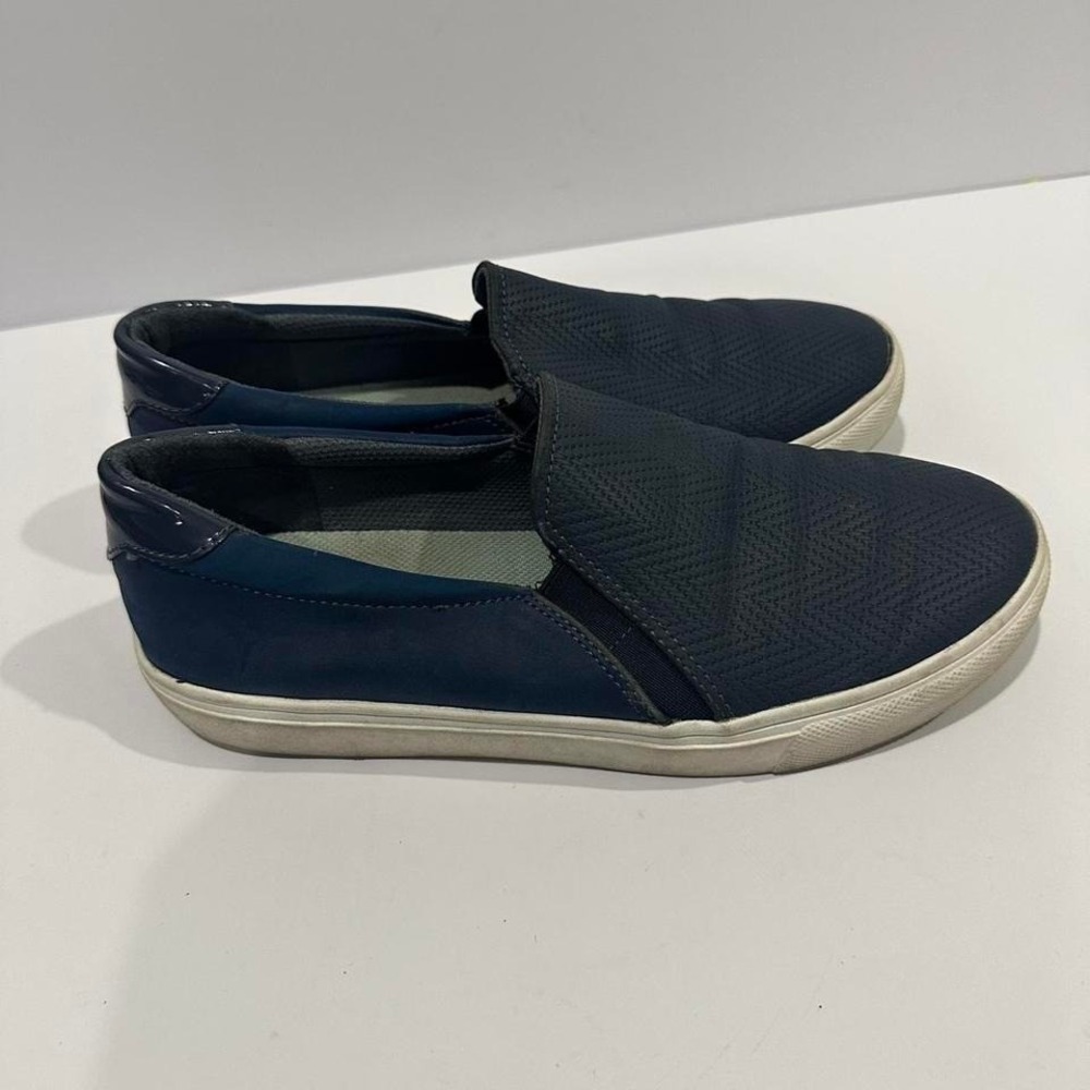 Dr. Scholl's Nova Slip On Sneakers woman size 7.5 Navy Blue - Picture 3 of 7